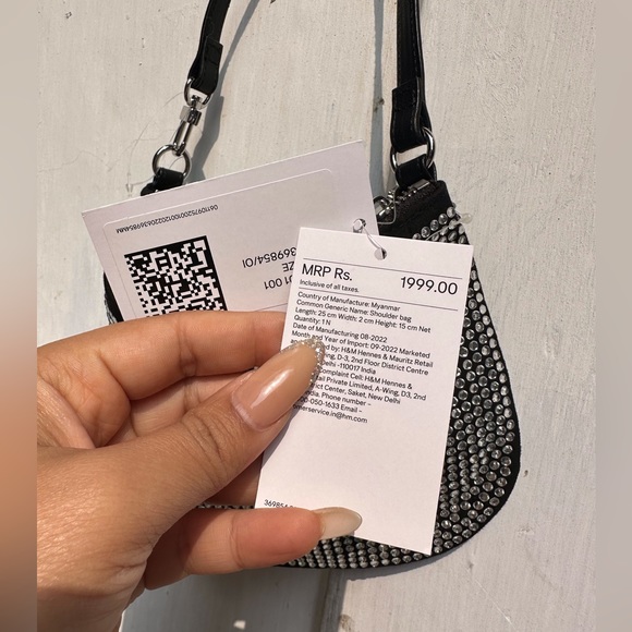 H&M embellished shoulder bag - Picture 2 of 3